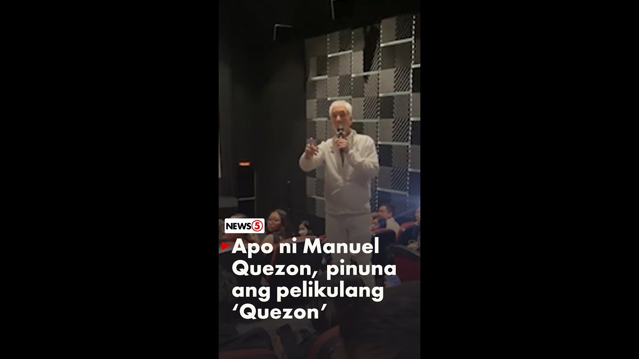 Apo ni ex-pres. Manuel Quezon, binanatan ang &lsquo;Quezon&rsquo; film creator, cast