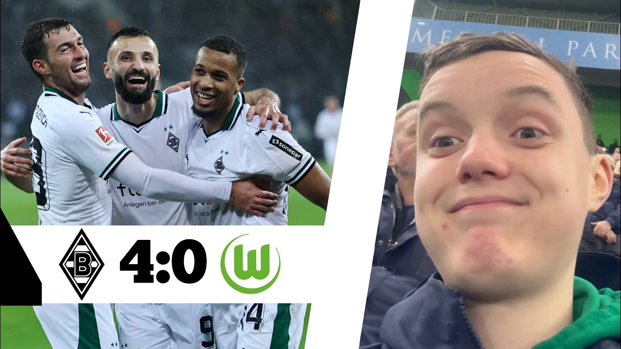 KANTERSIEG, überragende STIMMUNG! Gladbach vs Wolfsburg - Bundesliga Spieltag 11 / STADION VLOG