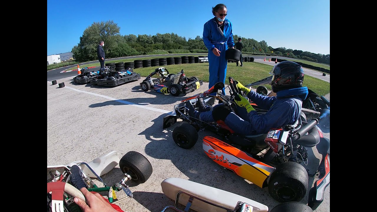 Tony Kart 125 Rotax Max première session du matin Opale Karting Berck