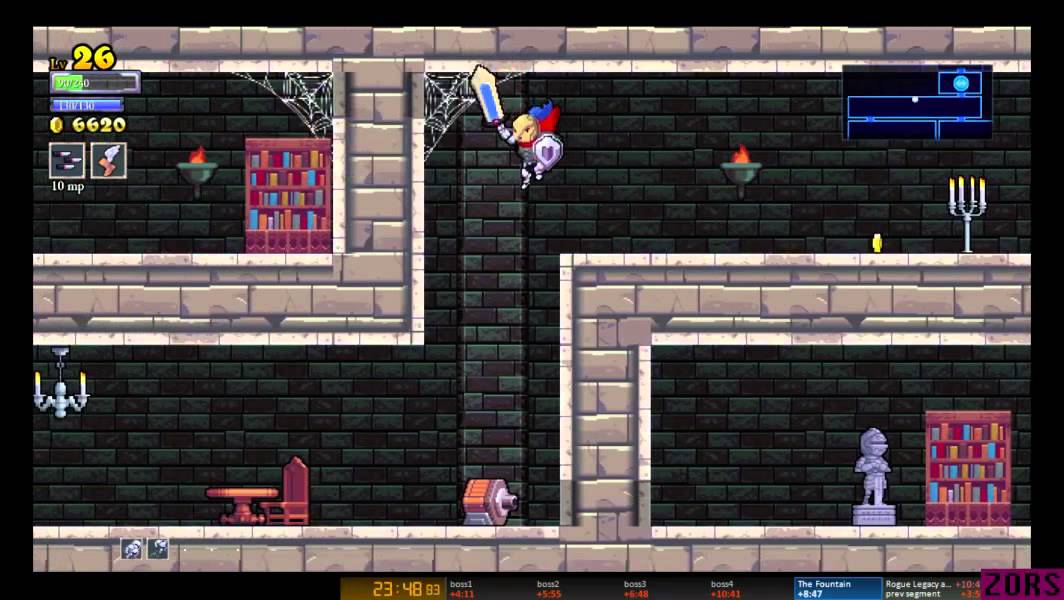 any% zero deaths - 30:18 World Record (uncontested) [Rogue Legacy]