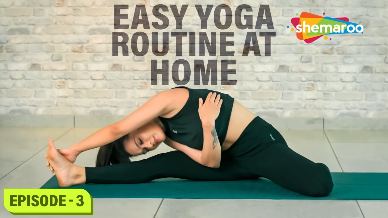 Easy Yoga Routine At Home | Gym Workout | Ep 3 | Aradhana Sharma | Health & Fitness #fitness