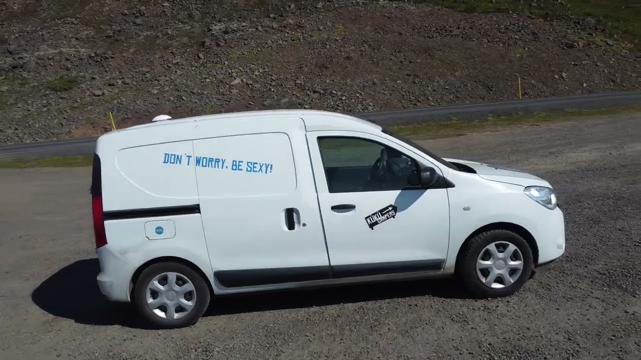 Camping holiday for two in a Dacia Dokker camper | Kuku Campers Iceland