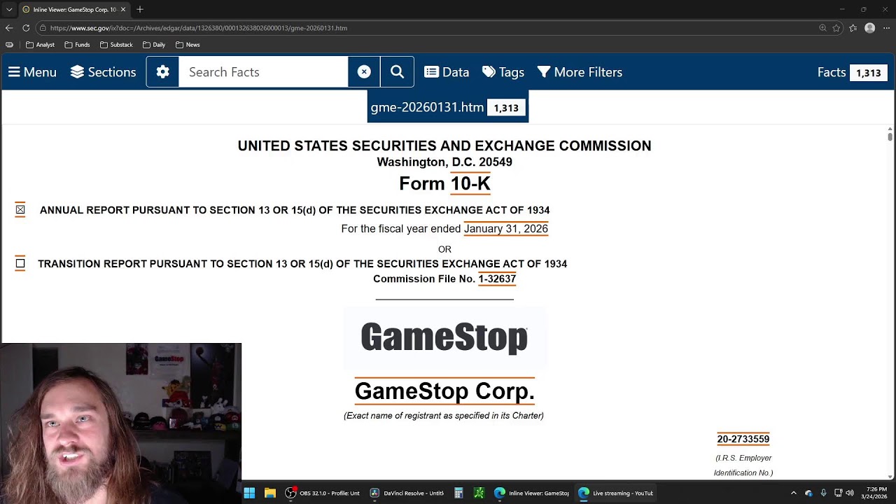 $GME GAMESTOP STOCK EARNINGS CALL LIVE