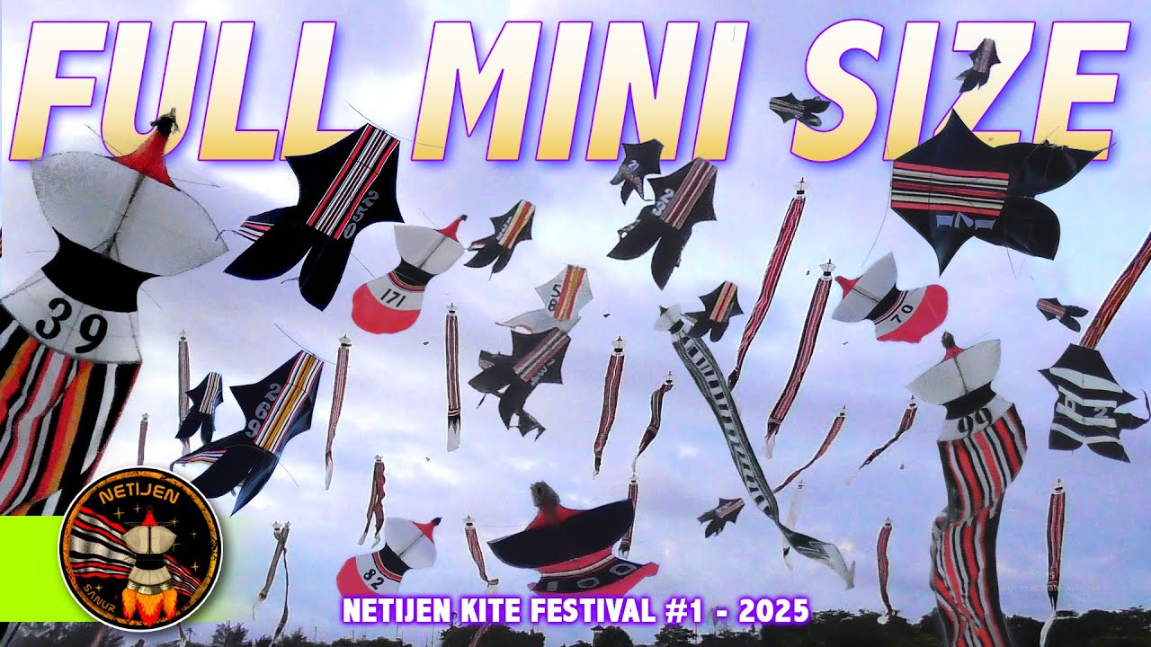 Seru Full Mini Layangan Bebean - Janggan Buntut - Janggan Gleber • Netijen Kite Festival #1 2025