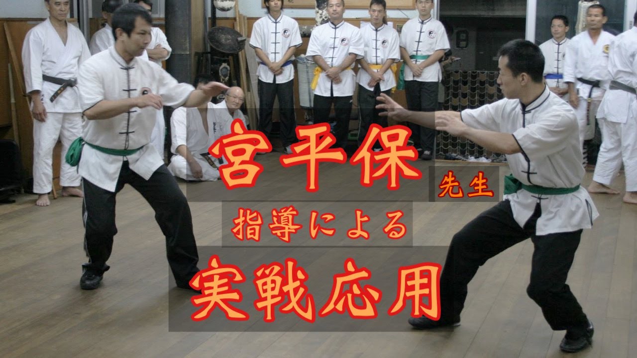 中国武術の実戦応用　指導・宮平保先生　CHINESE KUNG-FU  TECHNIQUE
