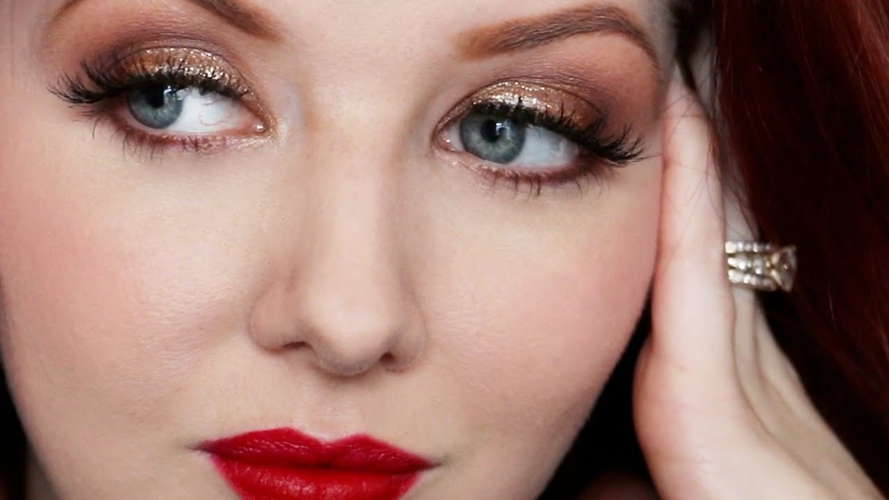 Gold Holiday Drugstore Tutorial | MORPHE 35W Palette
