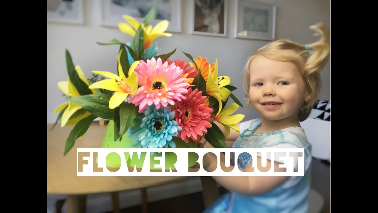DIY FLOWER BOUQUET | Kids Florist Activity - Mummy Maker