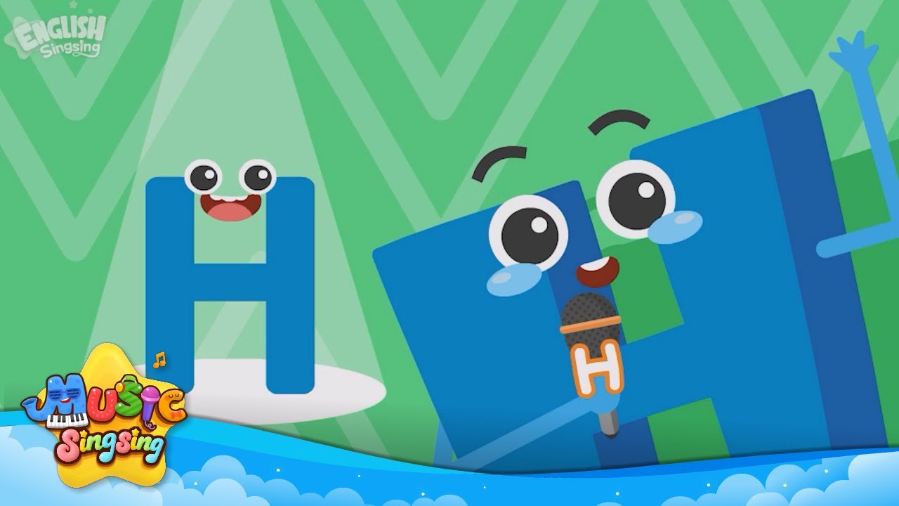 Phonics Song 'H' - English Song for Kids -  Phonics Song