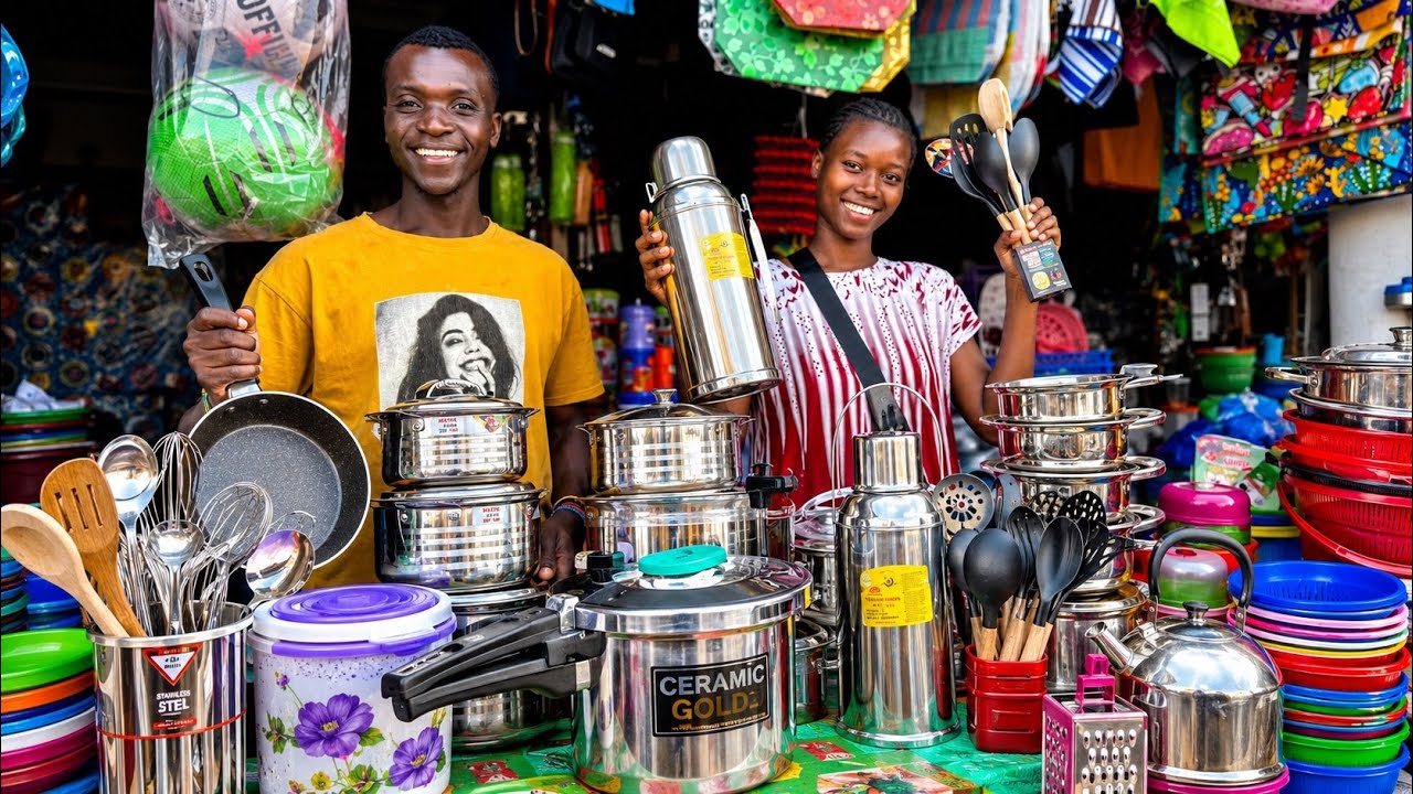 Market Shopping for New Cookware | Coconut Vegetables, Ugali & Chicken Stew | Village Cooking 🍲🥥🌿