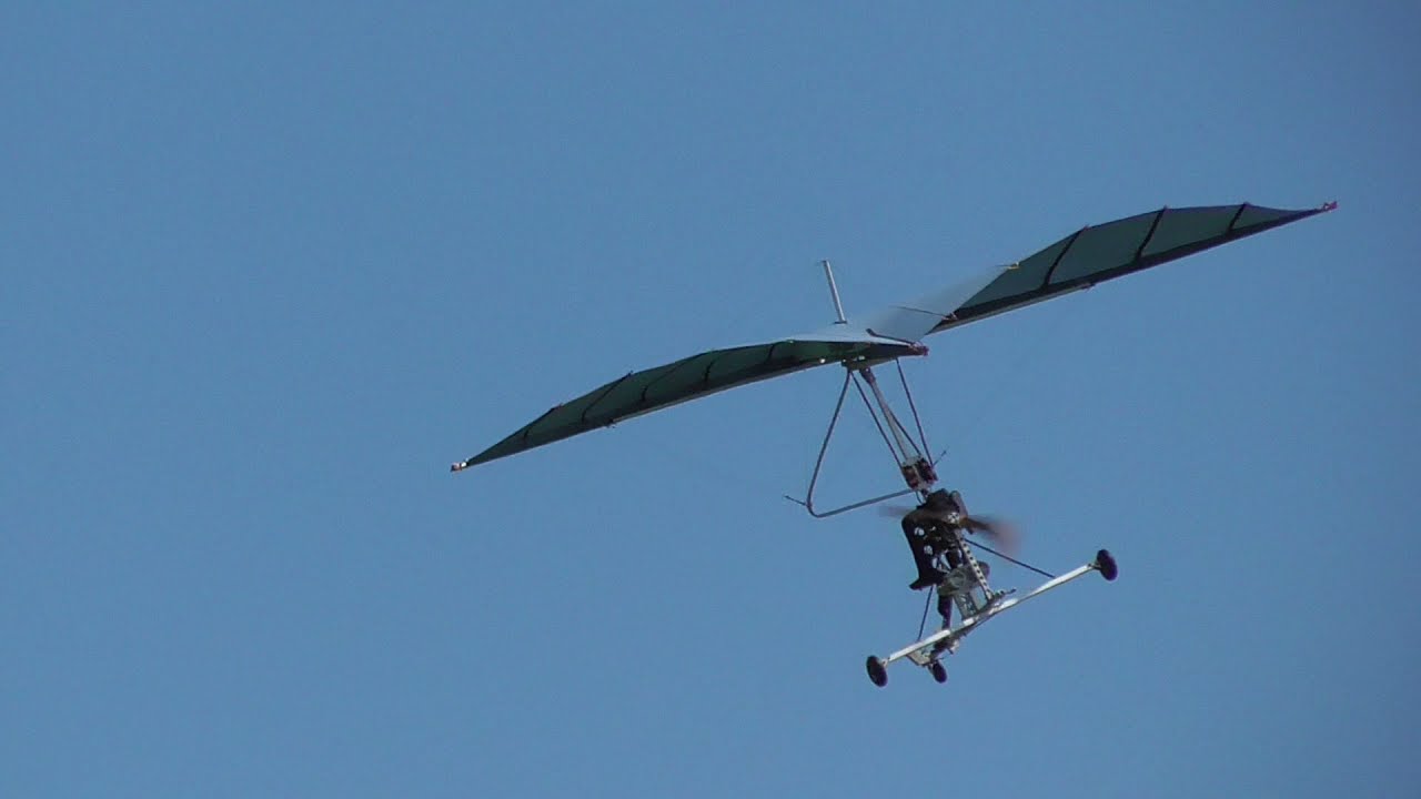 RC Ultralights maiden flight and crash landing
