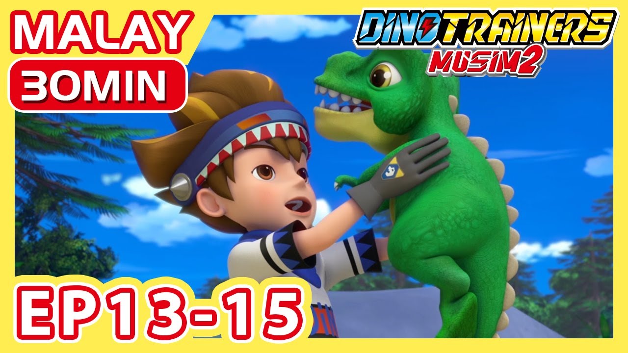 Dino Trainers Musim 2【Eps 13-15】| 30 Min | Full Episodes | Cartoon for kids | Action | Adventure