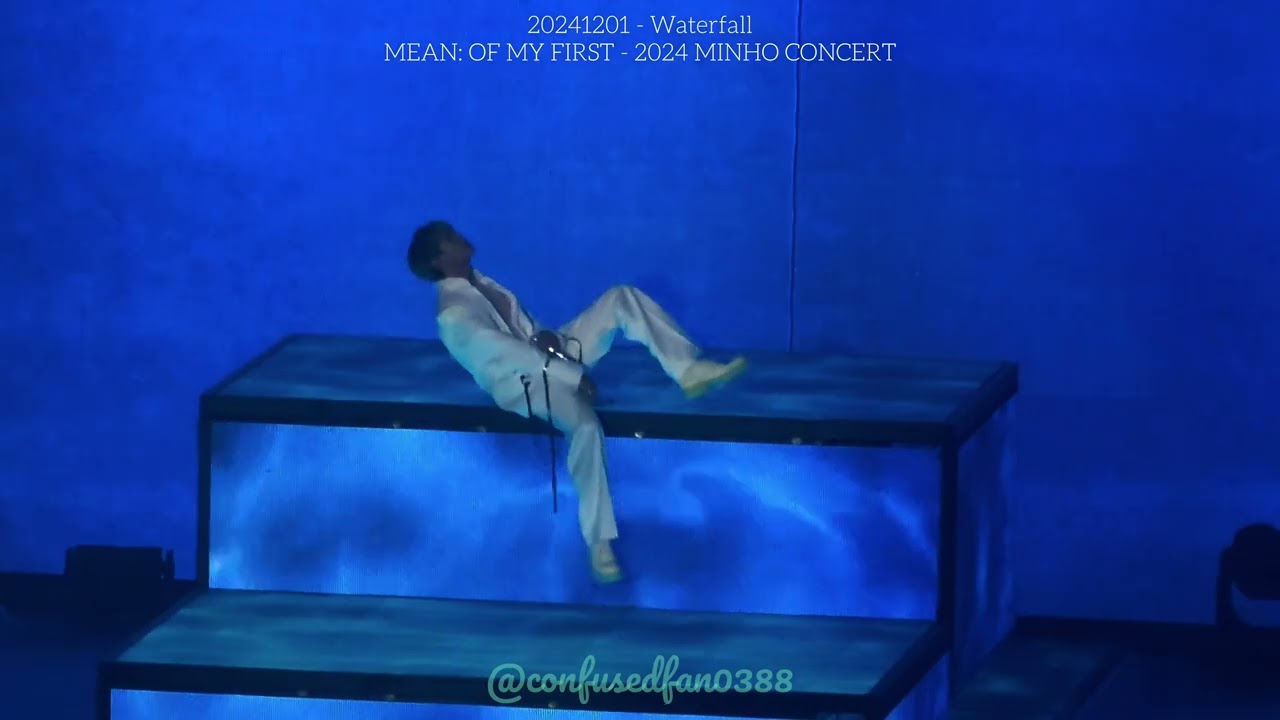 241201 Choi Minho (SHINee) - Waterfall - Mean: of My First - 2024 Minho Concert