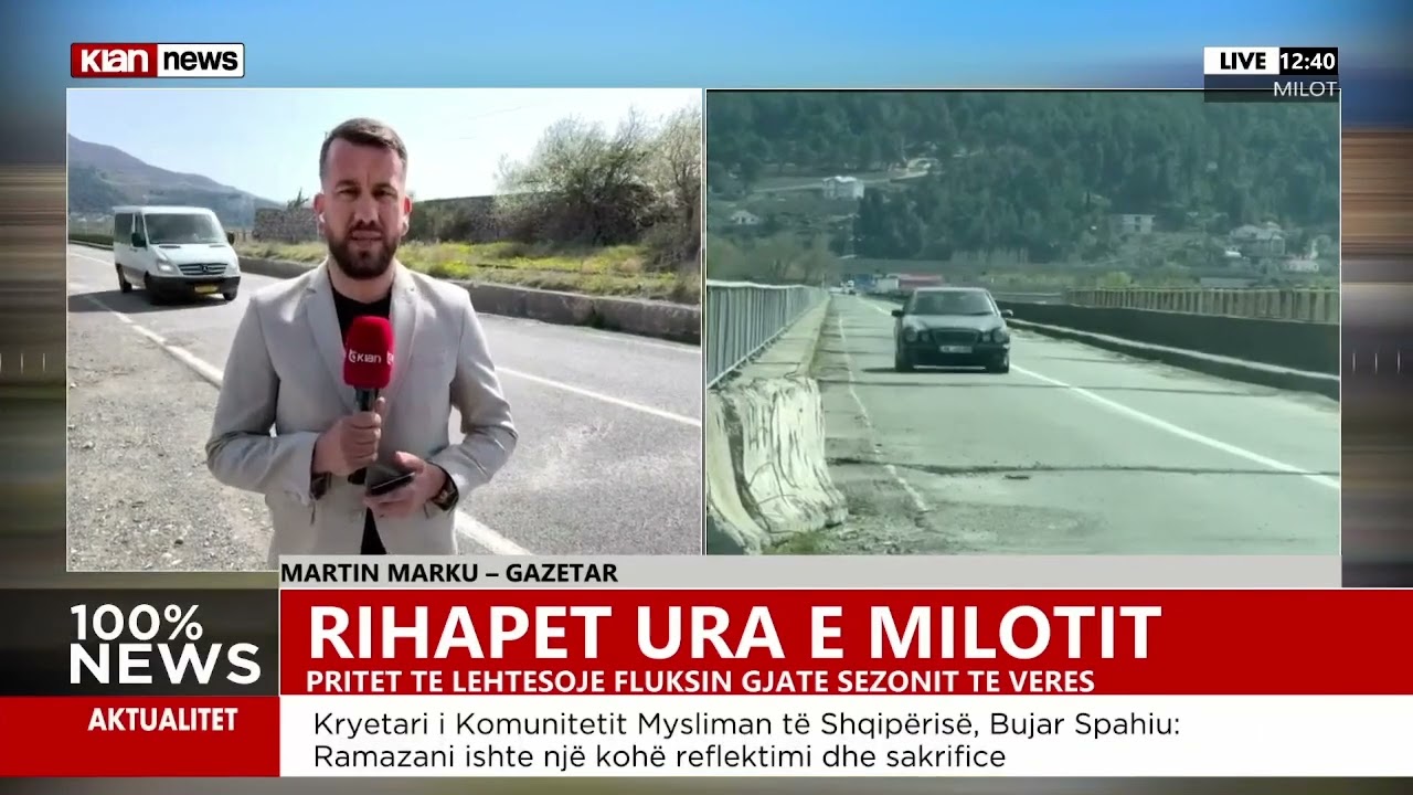 Rihapet Ura e Milotit, raporton Martin Marku
