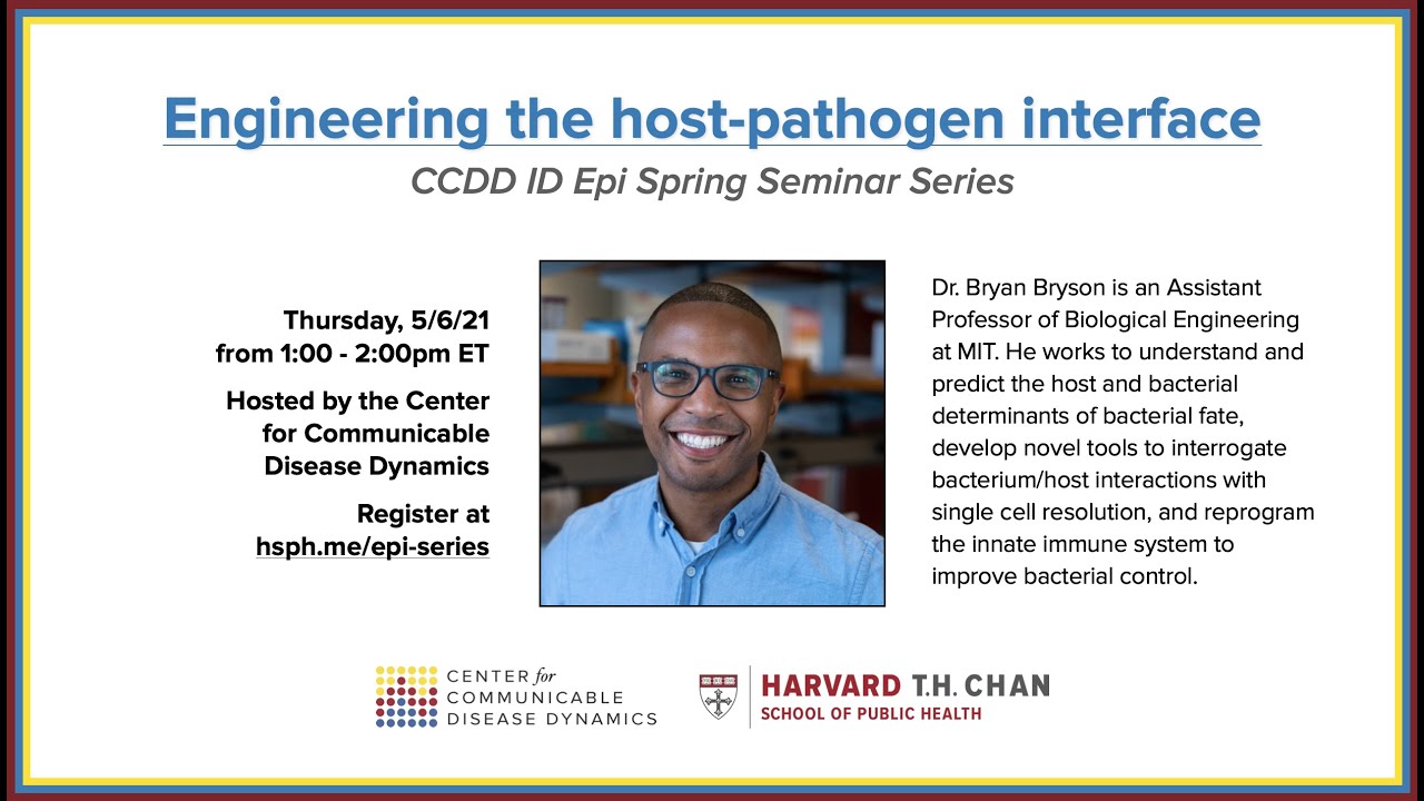 Engineering the Host-Pathogen Interface (CCDD ID Epi Seminar Series)