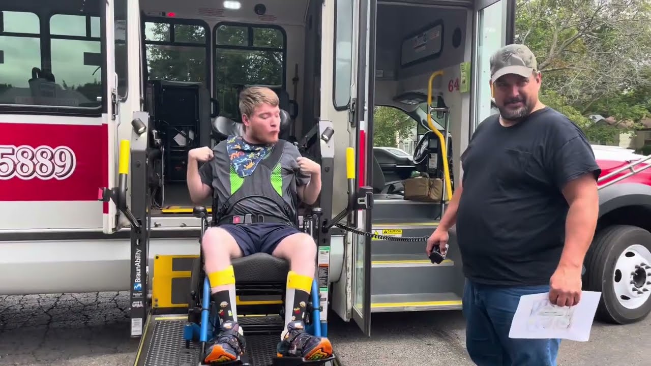 Bata Bus driver Aaron picking Sam up at IFS & dropping him off at home 8.20.25 @onthatnote 
