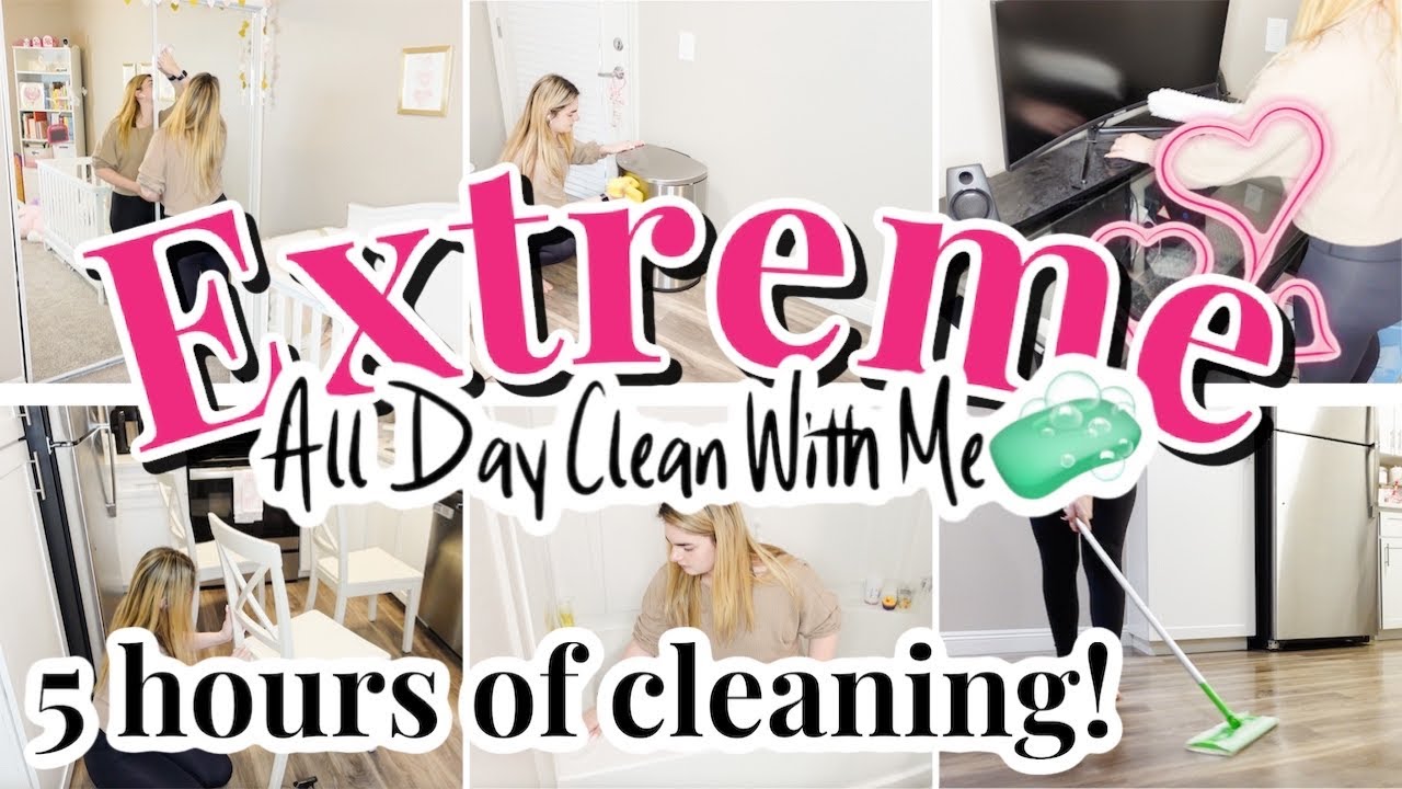 ✨EXTREME✨ ALL DAY CLEAN WITH ME | DEEP CLEANING MOTIVATION 2022