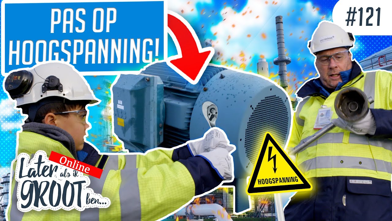 Pas op. HOOGSPANNING! 12-jarige Julian aan de bak als Elektromonteur