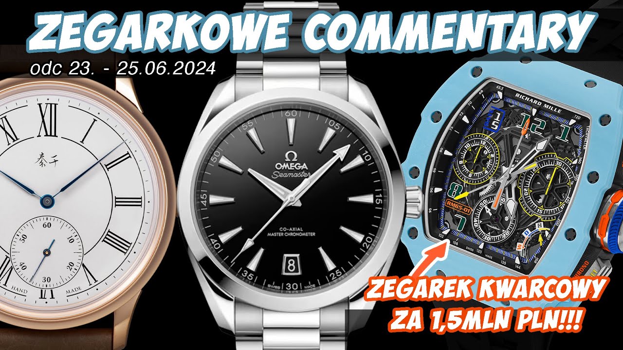 ZEGARKOWE COMMENTARY - Omega Aqua Terra, Richard Mille, Bell&Ross, Oris, Yema, Audemars Piguet