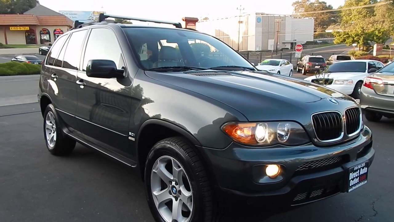 Видеообзор и осмотр внедорожника BMW X5 3 0l AWD 2005 года.