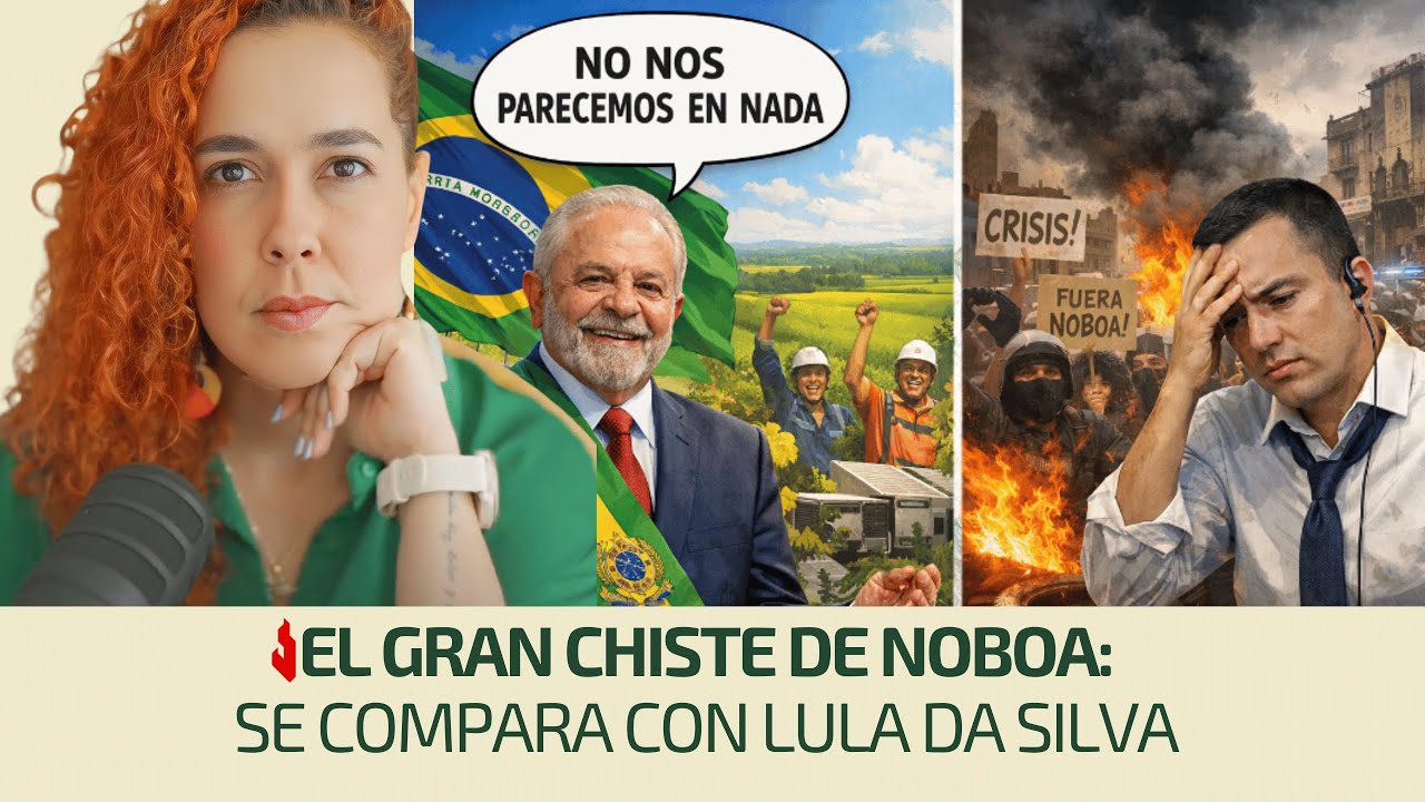 El gran chiste de Noboa: se compara con Lula da Silva | Spoiler: no se parecen en nada