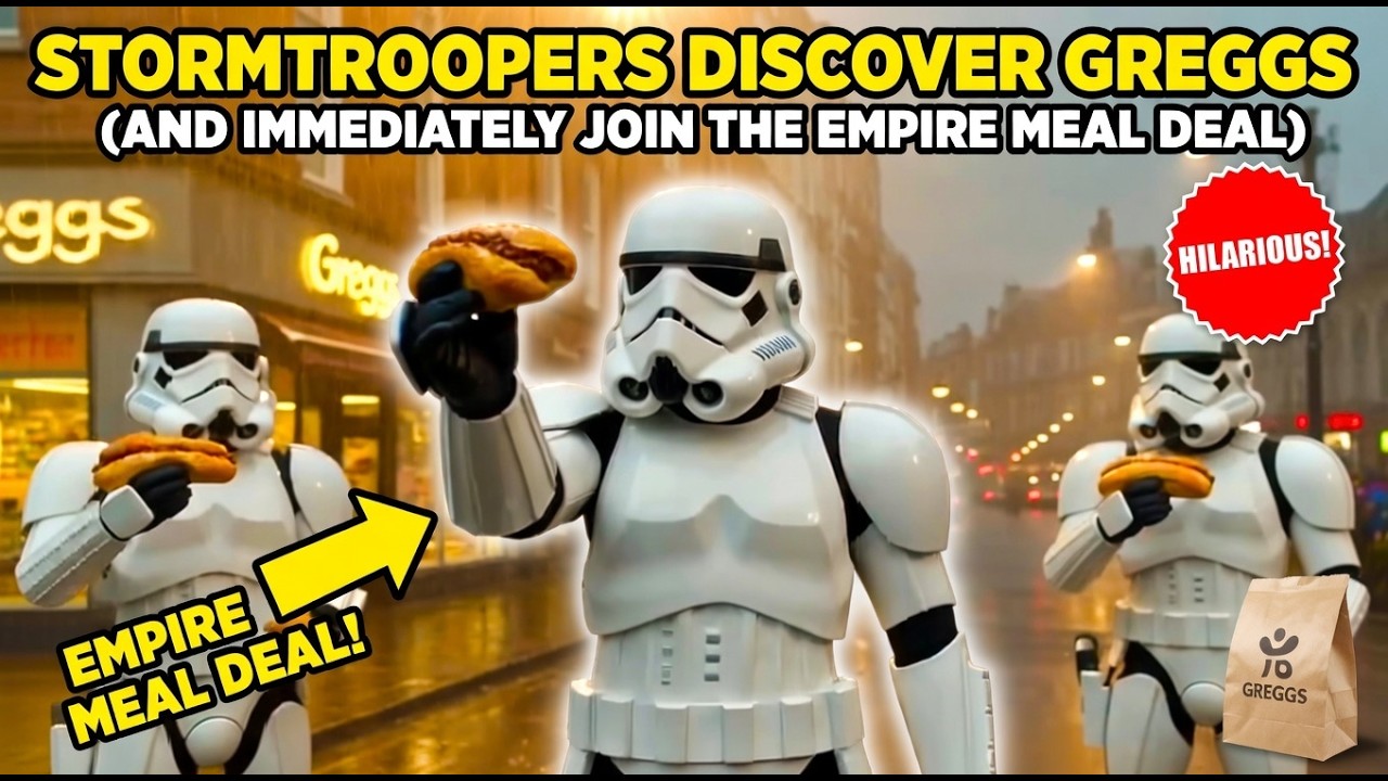 Stormtroopers Discover Greggs (And Immediately Join the Empire Meal Deal)