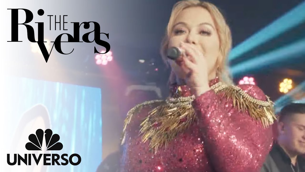 Chiquis performs in front of Lorenzo | The Riveras | Universo