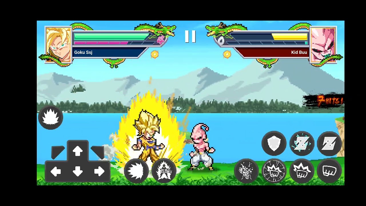 Goku super Sayajin vs kid Bull no legend z 3 😎