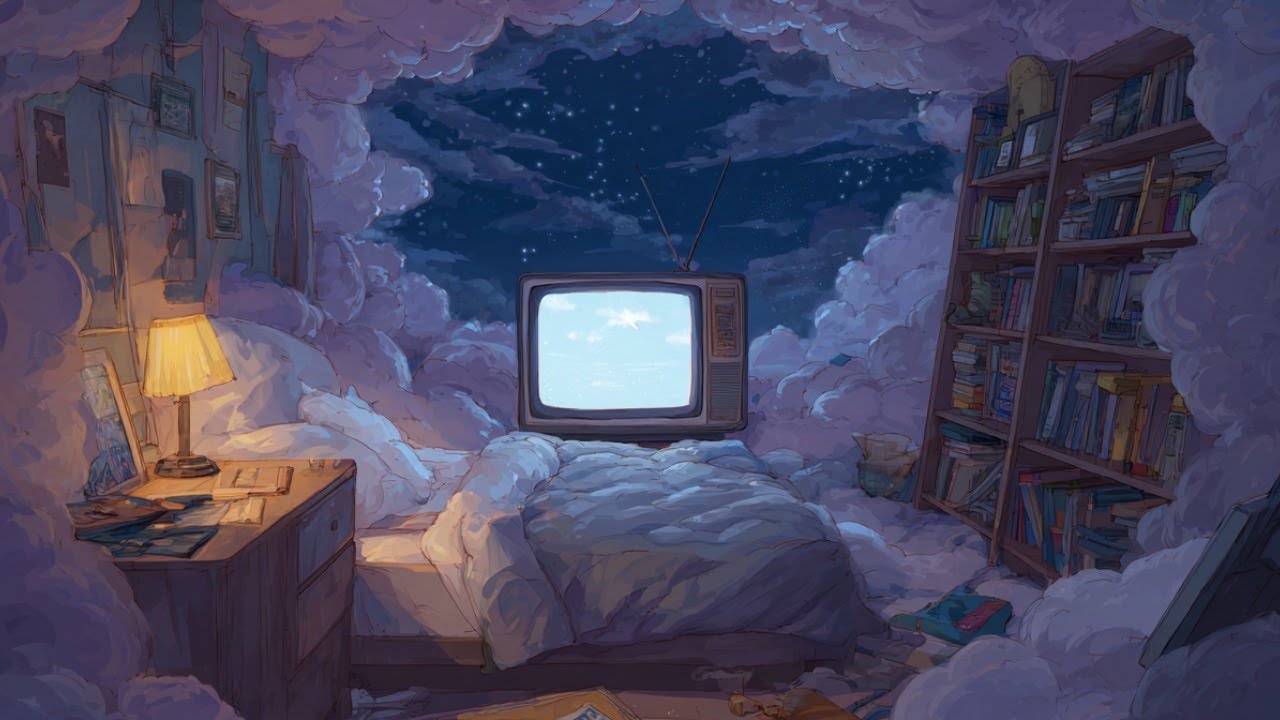 🎧 Sleepy Night Lofi Radio | Chill Beats to Study, Read & Relax 🌌💤
