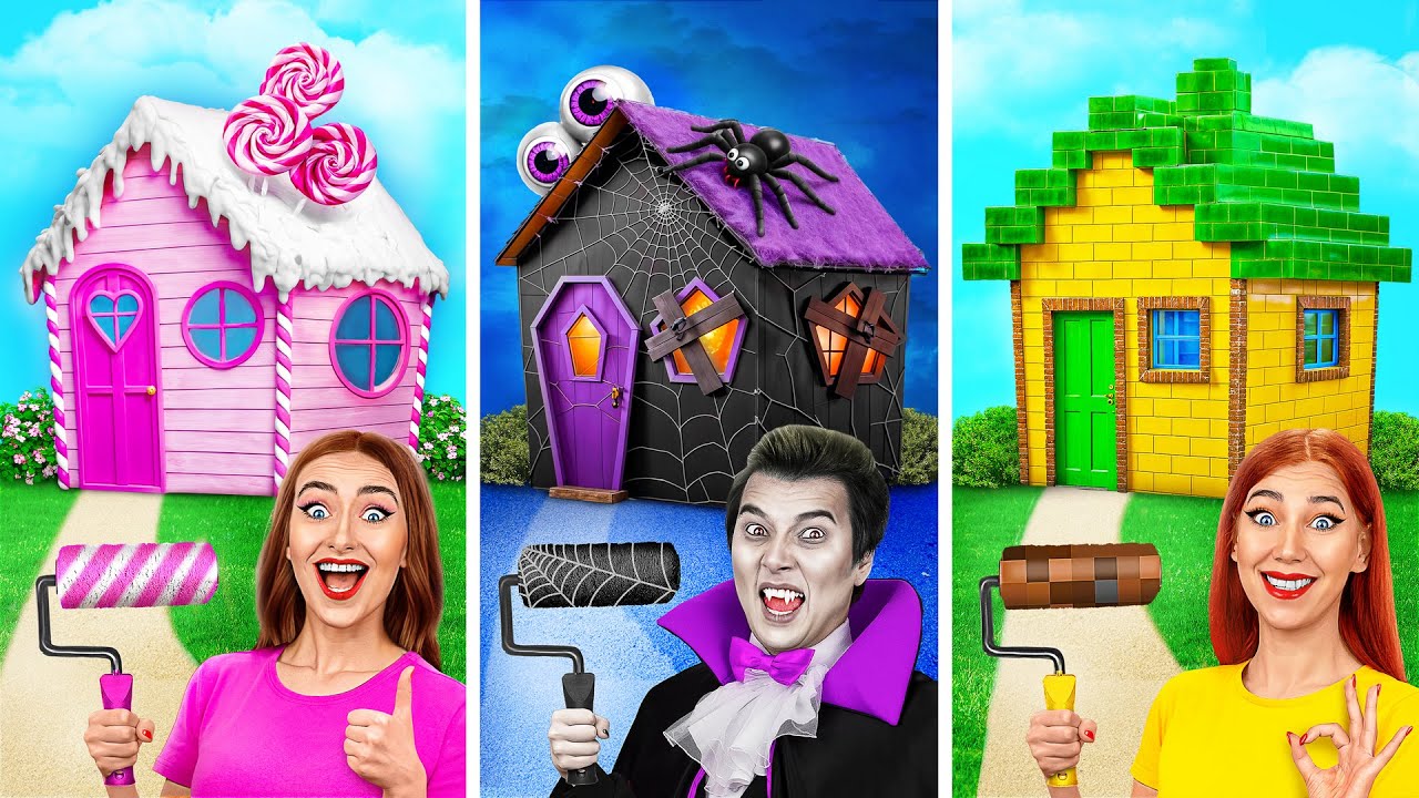 Kuće sa Jednom Bojom Izazov sa Vampirom Multi DO Smile
