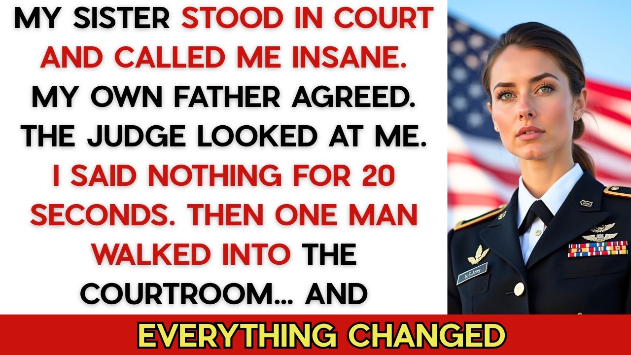 My Sister Screamed in Court That I Was Insane — Until The Judge Advocate Asked One Question.