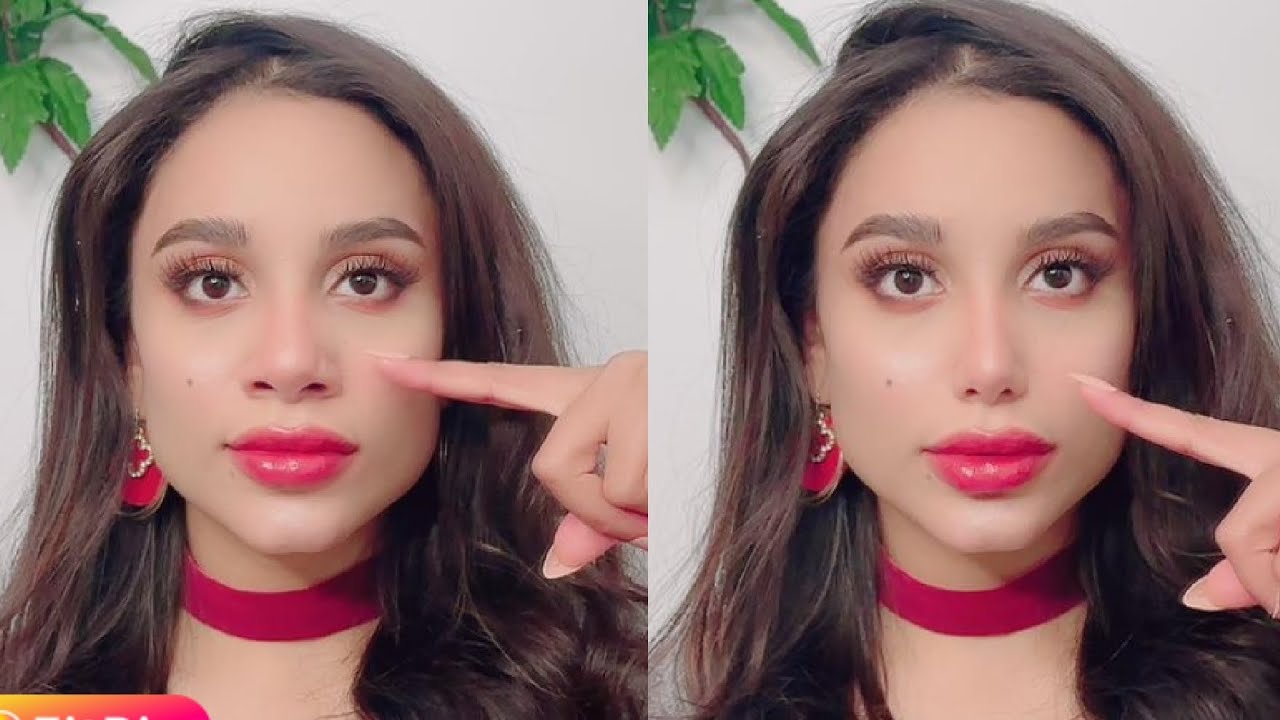 تصغير الأنف طبيعيا . تنحيف بدون عملية تجميل الانف العريض