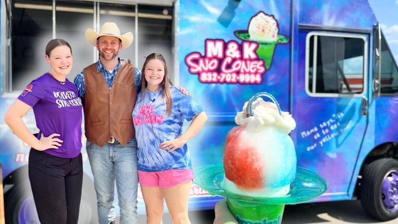 Snow Cone Truck Tour | Snow Cones for Kids