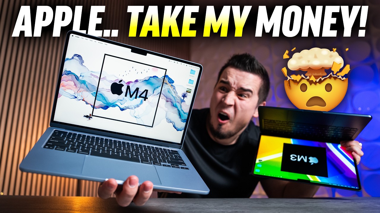 M4 MacBook Air vs M3 - HOLY SMOKES the Value is INSANE..