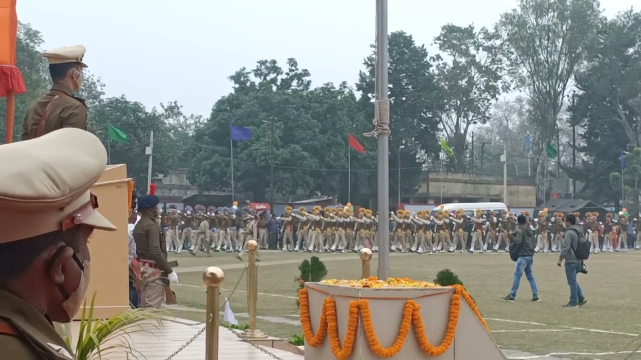 26 January Republic day-2022 police line dhanbad