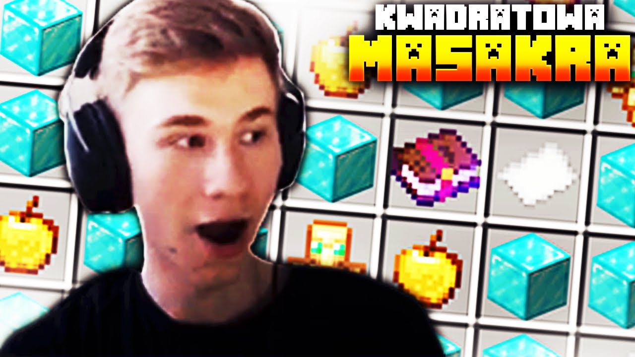 MOJA REAKCJA NA WYGRANĄ WARTĄ $5000! EVENT WOJNY MAGAZYNOWE | KWADRATOWA MASAKRA MINECRAFT
