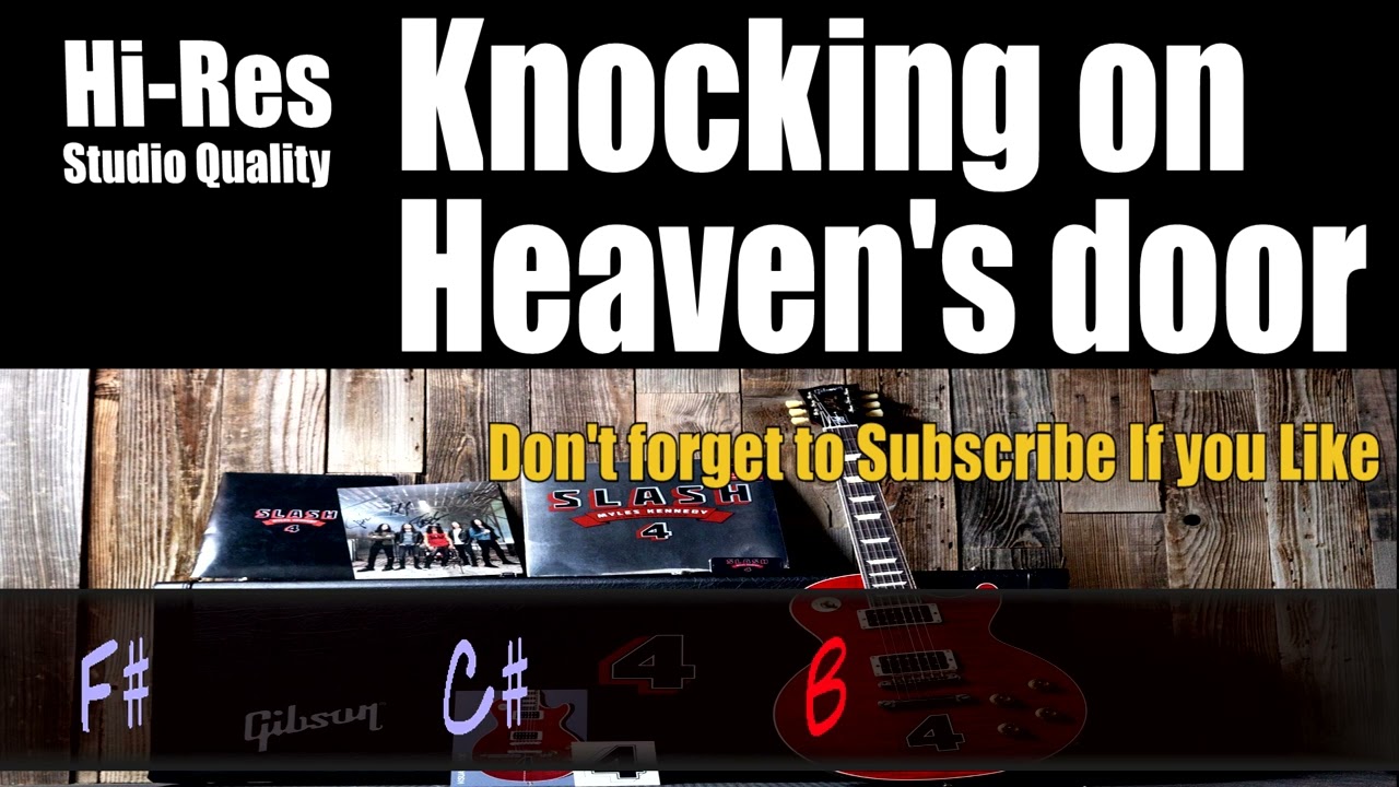 Knocking on heaven's door Backing Track (F sharp) - Guitar Jam Track