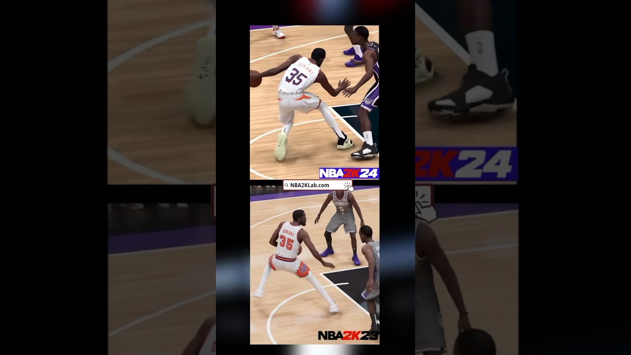 NBA 2K24 Gameplay News : ProPlay in 2K24 vs 2K23 Sigs #nba2k24 #2k24 #2k