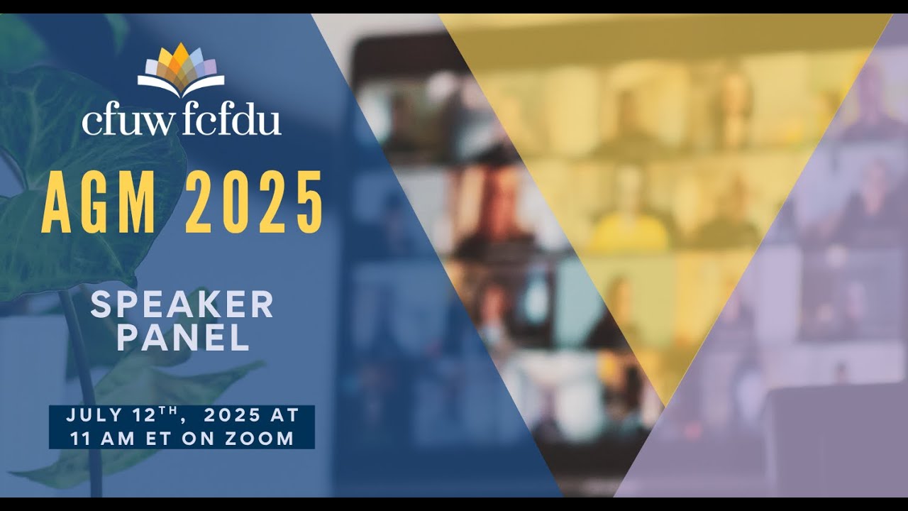 CFUW 2025 Virtual AGM & Conference: Speaker Panel