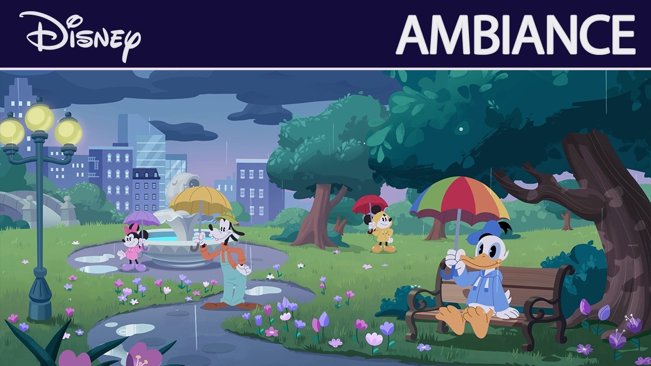 Mickey et ses amis &laquo; Jour de pluie &raquo; : Ambiance LoFi 10h | Disney