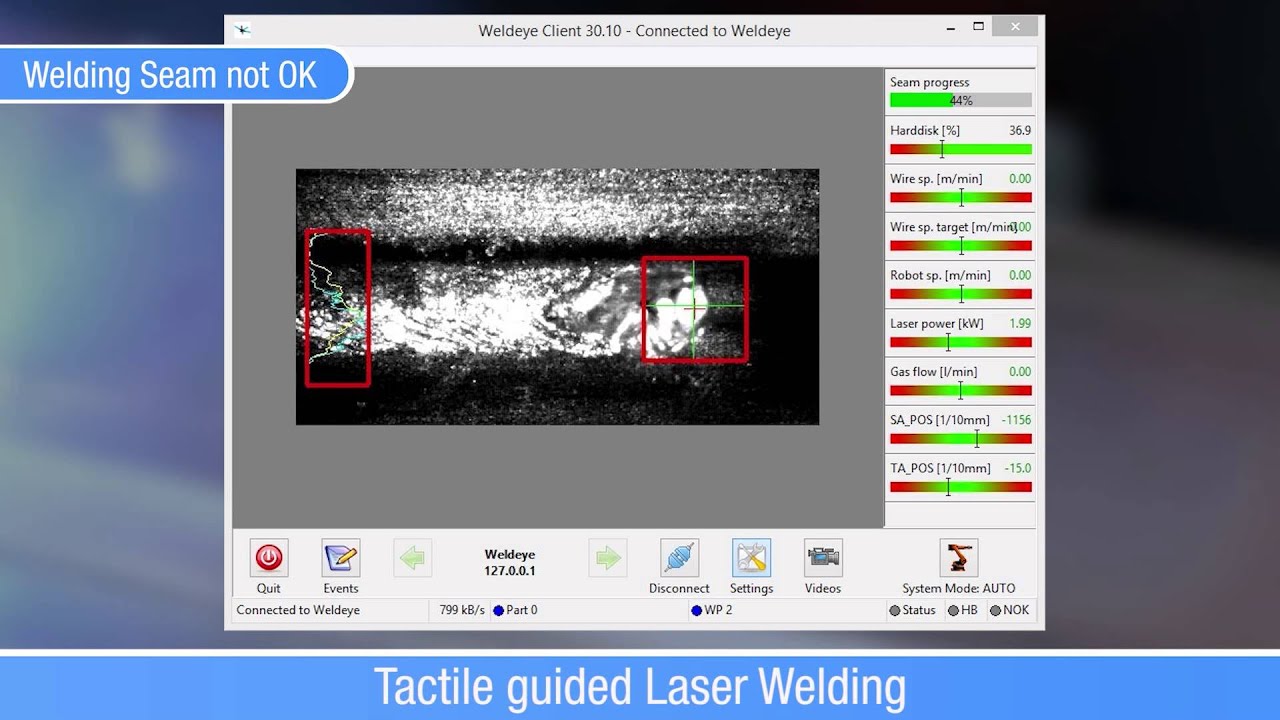 WELDEYE - Process visualization and monitoring for laser welding