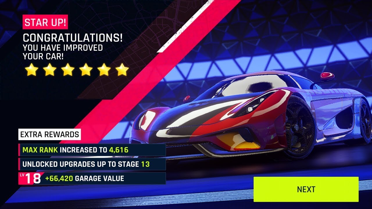 ASPHALT 9 | 6* Koenigsegg Regera Test Drive in Burst of Speed MP