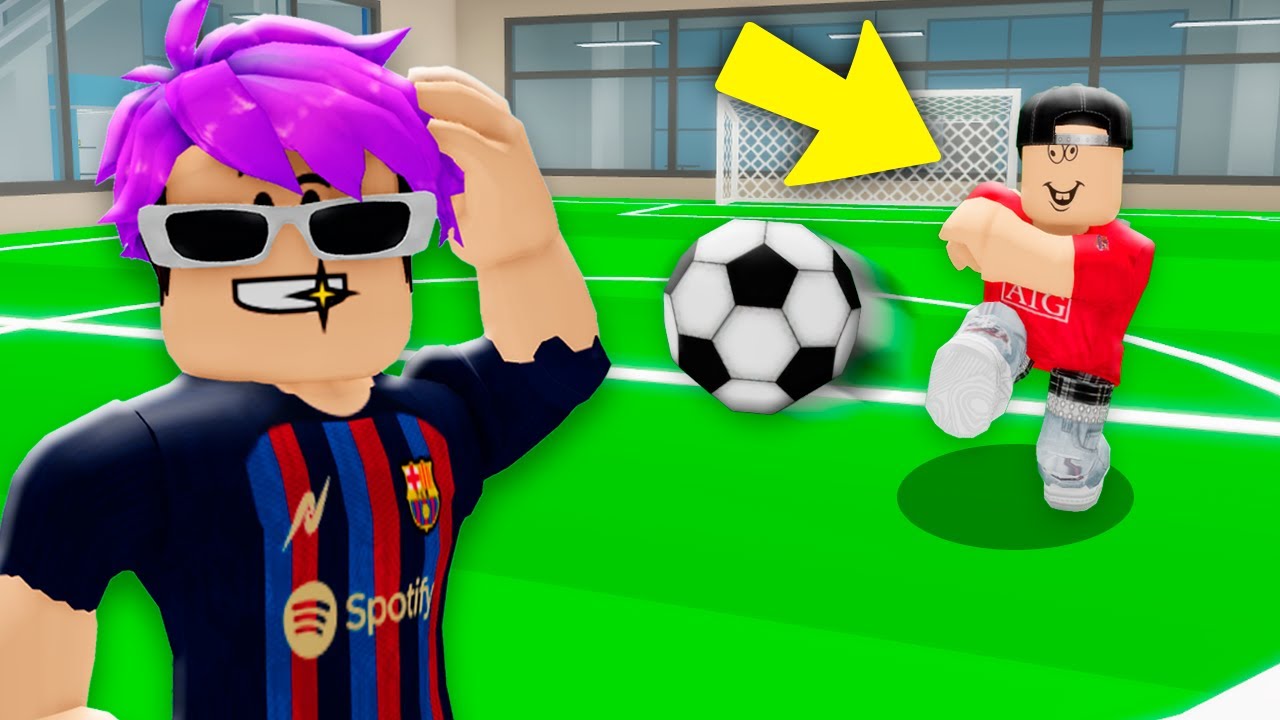 VIREI UM JOGADOR DE FUTEBOL no BROOKHAVEN