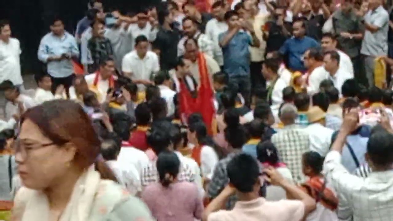 BJP ni voters rok faiwi mass joining program oh Tiprasa motha oh yak rom phai mani mapili...