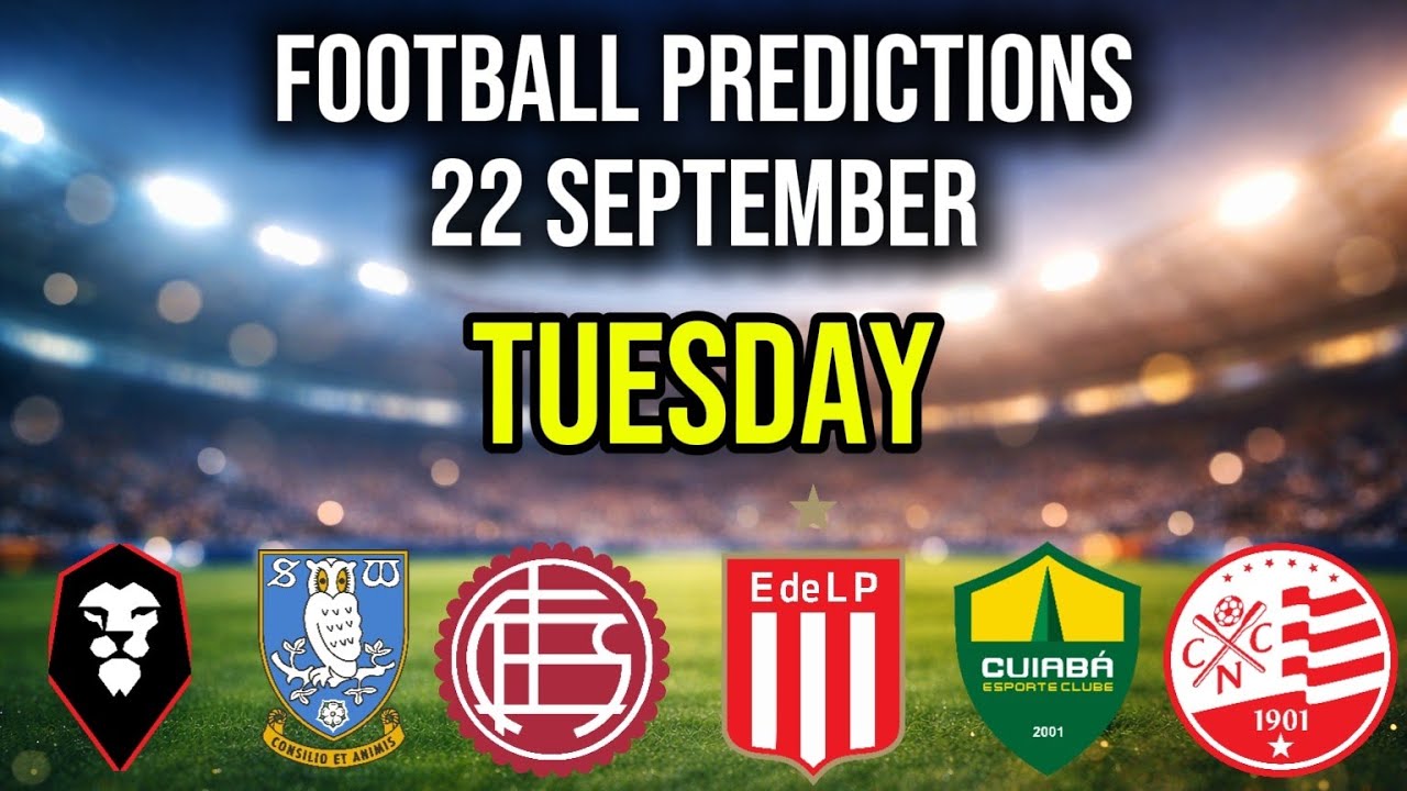 FOOTBALL PREDICTIONS TODAY 22 SEP 2026 | ENGLAND EFL TROPHY | OVER AND UNDER TIPS | GG TIPS