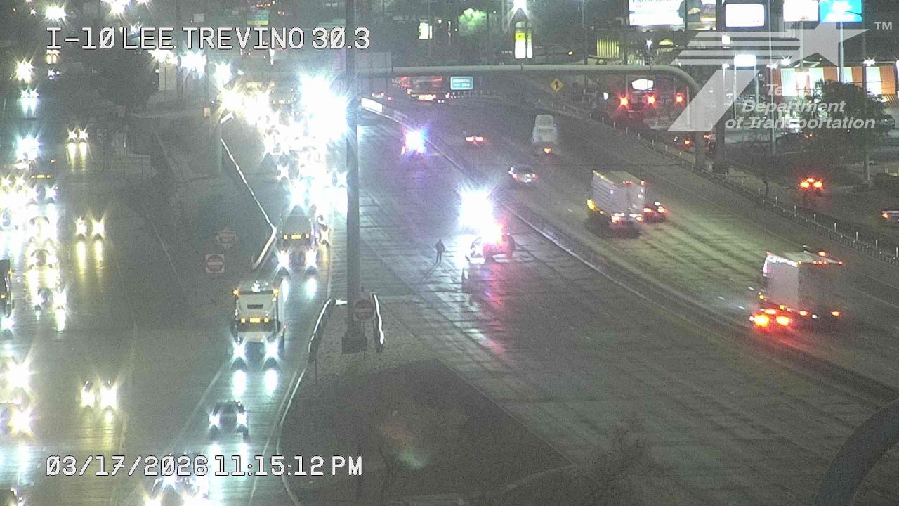 Lanes open on Gateway East at Lee Trevino
