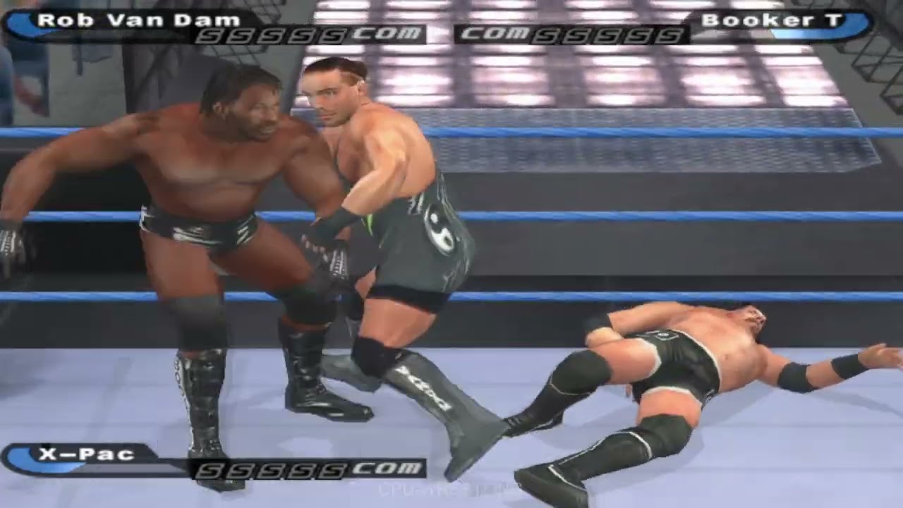 WWE SD! Shut Your Mouth | TRIPLE THREAT MATCH | RVD vs Booker T vs X-Pac!
