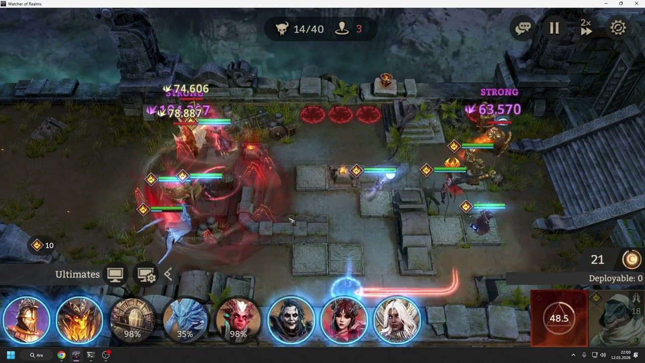 #watcherofrealms  Trıal of the Infernal stage 14