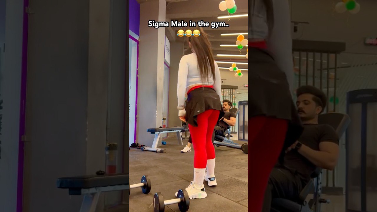 Sigma Male in gym..😂 #gym #crush #funny #sigmamale #comedy #fitness #memes #trending #ytshorts #yt