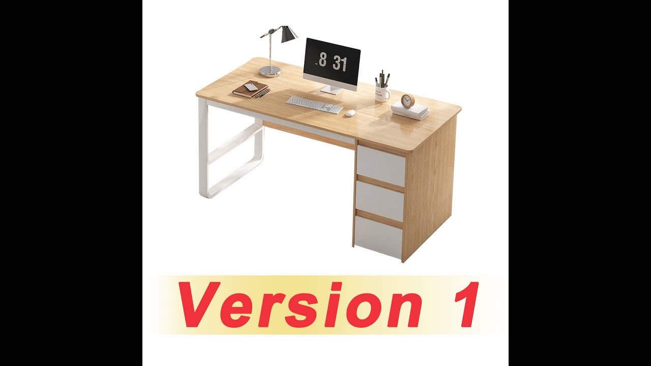 Computer Desk Installation Video 【Version 1】| L1DSDNZ