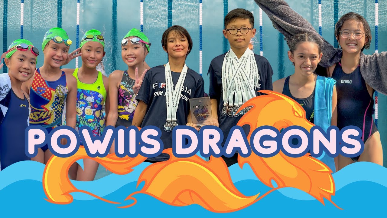 We celebrates our POWIIS Dragons Swim Team 2022-2023